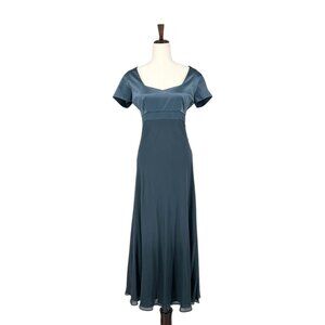 Odessa Blue Silk Dress | 10